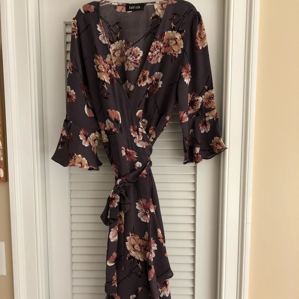 Beautiful wrap floral dress